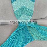 Wool Sofa Warm Mermaid Tail Blanket 2017 New Adult and Kids Sofa Bed Throw Blankets thumbnail-6