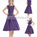 Vintage 1950's Rockabilly Wedding Party Cocktail Evening Prom Swing Dress thumbnail-1