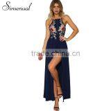 2017 New Fashion Lady Long Maxi Open Side Dress Apparel thumbnail-3