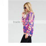 Unisex Colorful Tiger Full Printing Crewneck Sweatshirt thumbnail-2