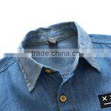 2017 Fashion Long Sleeve Shirt Kids Top Sale Denim Shirt Boy thumbnail-6