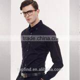2015 Top Sale Classic 100% Cotton Korean Style Slim Fit Mans Long Sleeve Shirt for Oem thumbnail-3