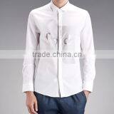 Pure Cotton Thin Section Summer Leisure Business Cultivate One's Morality Shirt thumbnail-5