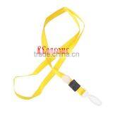 Yellow Terylene ID Card Neck Strap Lanyard 43cm thumbnail-1