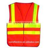 2016 China EN471 Class 2 100% Polyester Tricot Anti-static Reflective Work Vest Clothes thumbnail-3
