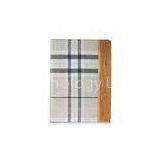 Stand Lattice IPad 4 Leather Folio Case For IPad 2 / 3 / 4 Tablet Protection Case