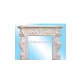 White Marble Carving Fireplace