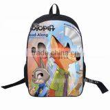 (Best Gift)New Movie Zootopia Fashion Schoolbag for Children Factory Direct Sale Wholesale Cartoon Kids Backpack thumbnail-3