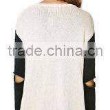 Womens Sweater Plain Knit Cardigan Without Buttons thumbnail-5