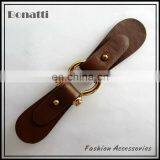 Leather Toggle Button With Golden Metal Buckle thumbnail-1
