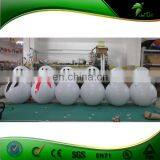 Advertising Inflatable Air Blown Products / Super Quality Inflatable Christmas Snowman With Led Lighting For Decoration thumbnail-1