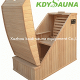 Hot selling half body portable steam wooden sauna room