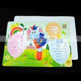 Eco high quality cheap printed plastic deskpad