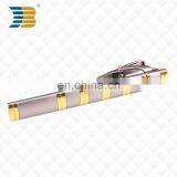 Custom Fashion Gentleman Men's Gold Silver Necktie Tie Clip