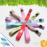 10mm 15mm 20mm Cheap Custom Sublimation Printed Logo Fabric Wristbands for Music Events thumbnail-2
