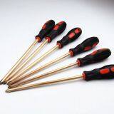 Non sparking screwdriver,beryllium bronze aluminum copper