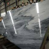 Grey Wooden Marble, White Grey Cloudy Marble, White Grey Landscaping Marble, Grey Waves Marble thumbnail-3