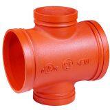 Ductile Iron Pipe Fittings Reducing Cross thumbnail-1