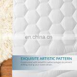 Hypoallergenic Queen Quilt Elastic Soild Coloured Patterned Bed Cover Waterproof Mattress Protector For India thumbnail-3