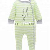 2017 Wholesale Autumn Winter Newborn Baby Clothes Soft Cotton Long Sleeve Toddler Baby Romper With Foot thumbnail-1