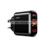 JOYROOM Travel Charger Digital Display 3USB 3.4A Fast Phone Charger thumbnail-2