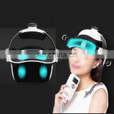 Homse Use Automatic Air Pressure Head Massage Helmet Dual Vibrating Electric Head Massager thumbnail-5