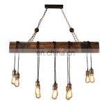 Ресторанный лофтный натуральный деревянный витиеватый веревочный подвесной светильник, промышленный люстра thumbnail-5