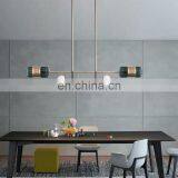 Indoor 40W 2 Heads Oval Modern Pendant Lamp Hanging Led Chandelier thumbnail-7