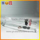 Clear Acrylic Countertop Watch Display Stand With Printing Logo Design thumbnail-1