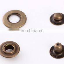 Fish Eye Snap Fasteners Press Four Parts Metal Brass Ring Bubble Snap Fisheye Button