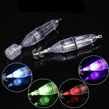 DUUV 12cm 17cm 5AA Battery LED Squid Lure Lamp Sea Fishing Squid Octopus Cuttle Umbrella Hook Deep Drop Attracting Fishing Light