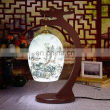 Retail And Wholesale Traditional Thin China Egg Shell Porcelain Table Lamps Amp for Hotel Made in Jingdezhen thumbnail-1