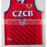 100% Polyester Custom Design Basketball Jerseys thumbnail-2
