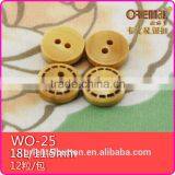 18L Sewing Holes Raw Wooden Shirts Button thumbnail-3