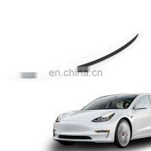 Abs Rear Trunk Spoiler Wing Carbon Fiber Waterproof Roof Spoiler For Tesla Model 3 thumbnail-5