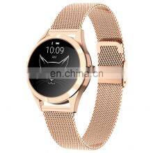 Ip68 Waterproof Smart Watch Women Lovely Bracelet Heart Rate Monitor Sleep Monitoring Kw10 Smartwatch For Ios Android thumbnail-1