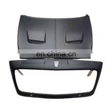 RD Facelift Parts Mansori Style Carbon Fiber Front Grill Mesh Frame Cover Car Engine Hood Vents Cover For Bentley Bentayga thumbnail-1