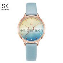 SHENGKE New Fashion Simple Style Temperature Change Color Women Watch Sunray Color Change Men Women Quartz Wristwatches thumbnail-5