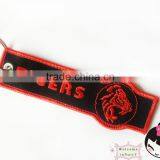 Custom Fabrics Badge Key Ring Embroidery Patch Red thumbnail-2