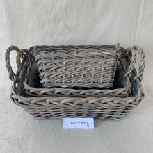Cheap Willow Wicker Flower/Fruit Basket for Planting Flower Pot,Willow Basket