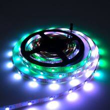 30 Lights WS2812B Led Strip 5050 Led Chip Built-in IC 4 Pins DC 5V 10mm PCB Landscape Magic Smart Strip Lights thumbnail-4