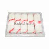 10PC 4" Acrylic Paint Roller Cover Refills & 2PC Simple Tray thumbnail-1