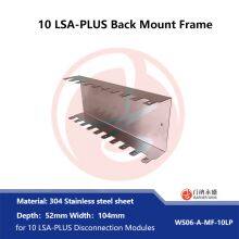 304# Stainless Steel Back Mount Frame for 10 LSA-PLUS Disconnection Modules WS06-A-MF-100 thumbnail-5