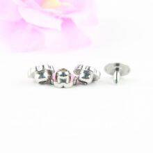 Custom Logo Studs Rivets Metal Clothes Button Metal Button Rivet for Leather Bag thumbnail-3