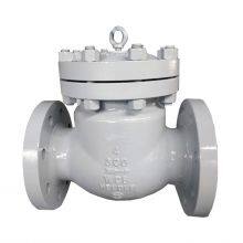 ANSI Swing Ball Type Check Valve Carbon Steel WCB Stainless Steel 13cr Trim API 6D Non Return Valve Swing Disc Check Valve thumbnail-5