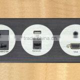 2016 Customized Multi-functional Power Wall Plate RJ45, RJ11