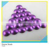 Flatback Half Round Hot Fix Metal Studs Silver Dome Studs SS6 2mm thumbnail-2
