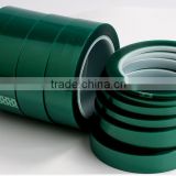 Heat resistant industrial green PET high temperature adhesive tape