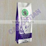Quad-sealing Coffee Bags With Valve/ Foil Zipper Custom Stand up Pouch thumbnail-1