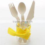 Colorful Mimi Wooden Flatware/Wooden Fork and Spoon/mini Wooden Spoon For Deaaert thumbnail-3